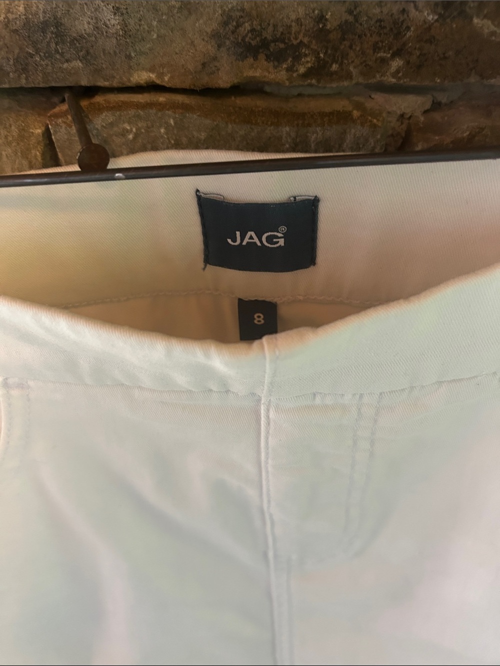 Jag Jeans On the Go White Skort Size 8 in Perfect Condition